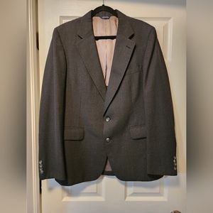 Mens Grey Suit Jacket Size L